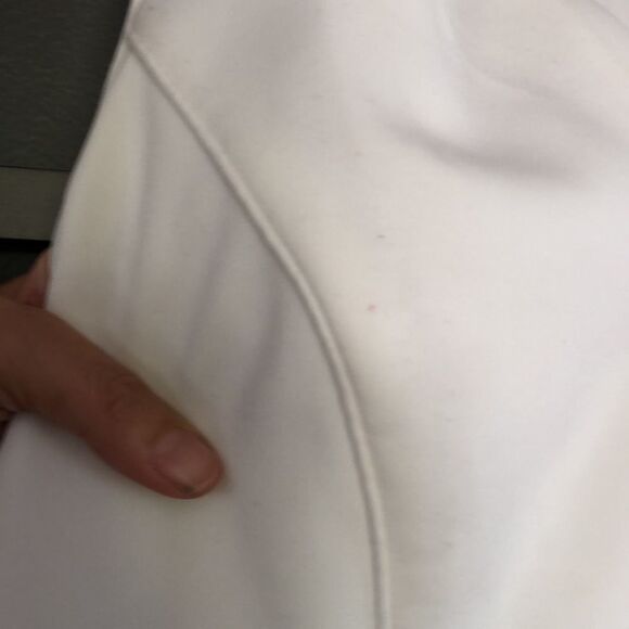 Vince Camuto ivory skater style zip dress 8 - Picture 9 of 11